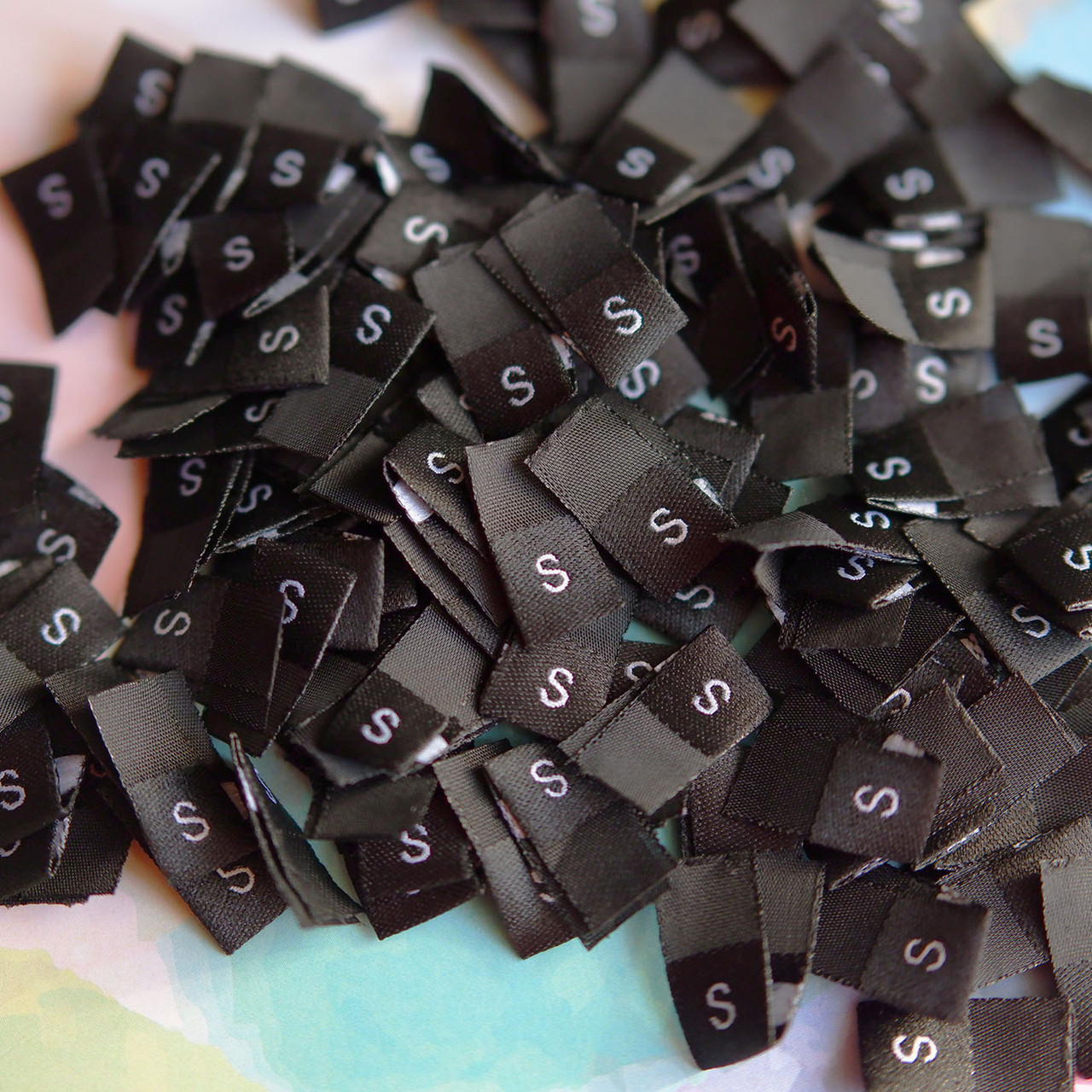 Розмірники жакардові чорні, 1000шт S