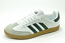 Кросівки Adidas Samba чоловічі Адідас Самба білі, фото 6