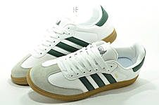 Кросівки Adidas Samba чоловічі Адідас Самба білі, фото 4
