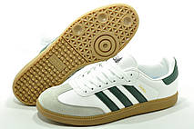 Кросівки Adidas Samba чоловічі Адідас Самба білі, фото 5