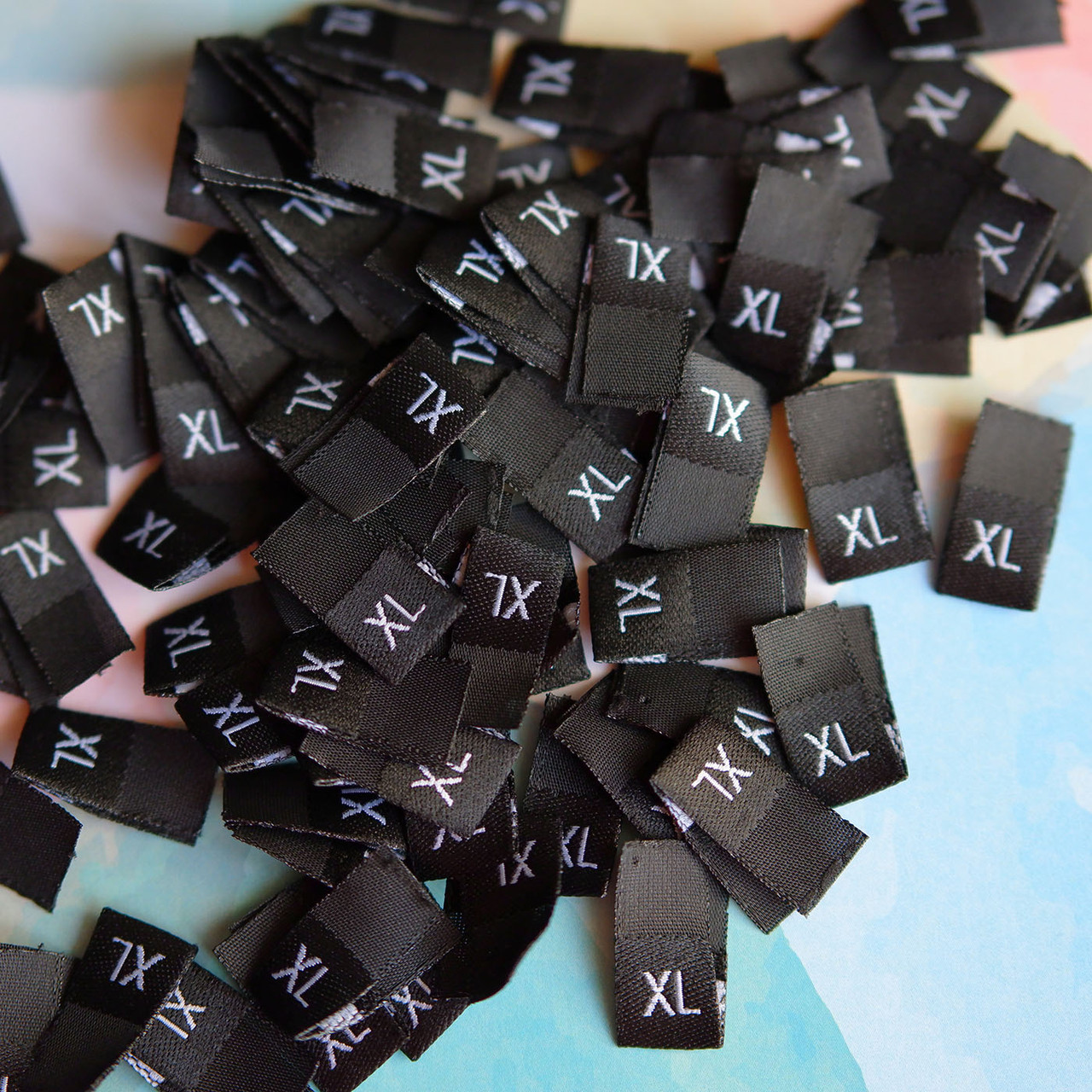 Розмірники жакардові чорні, 1000шт XL