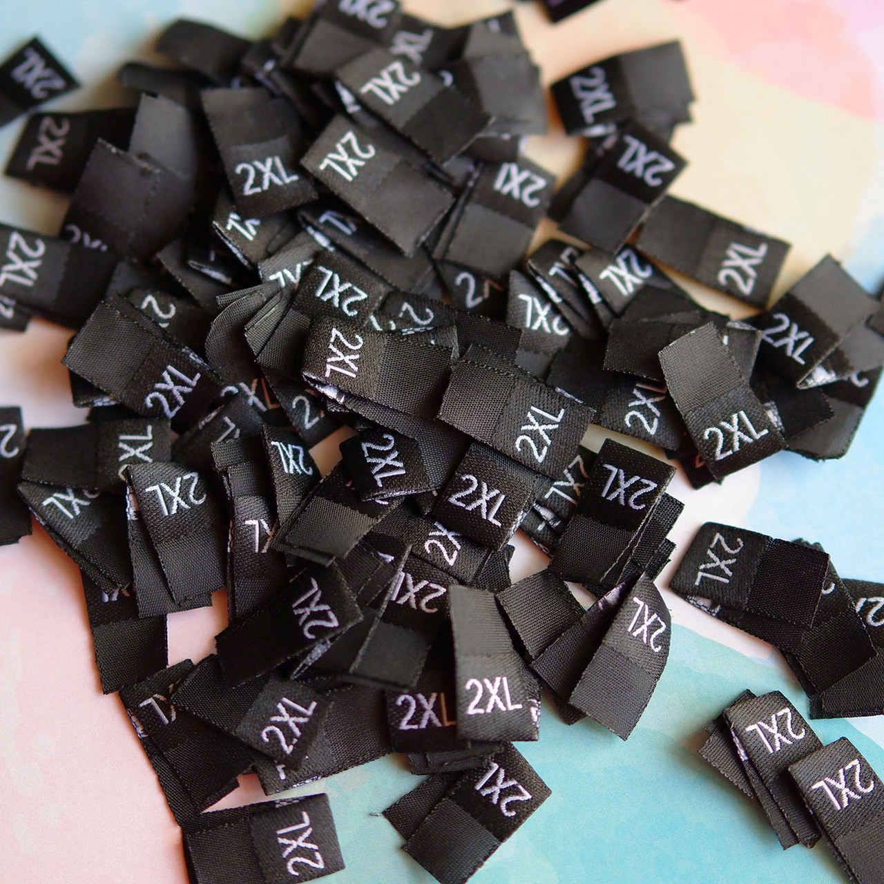 Розмірники жакардові чорні, 1000шт 2XL