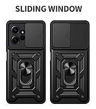 PC + TPU чохол Camshield Armor для Motorola Edge 40 Pro / червоний, фото 6