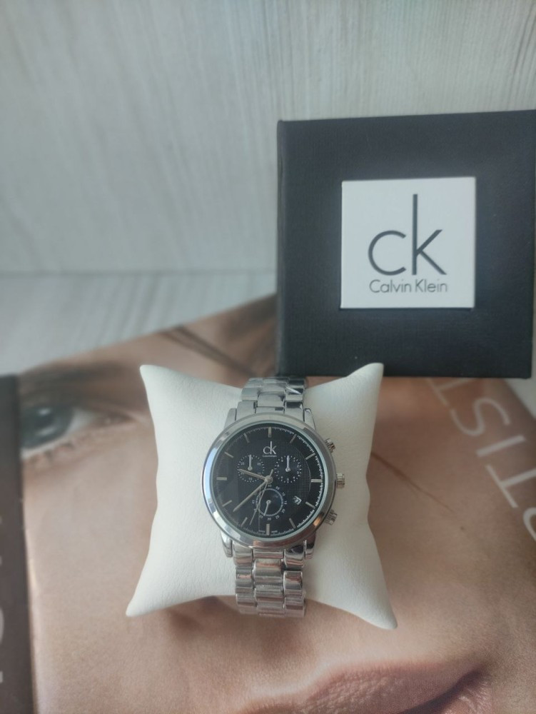 Часы Calvin Klein silver&black высокое качество - фото 3 - id-p1968598766