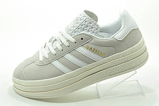 Кросівки Adidas Gazelle bold на платформі беж 40р.