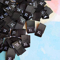 Розмірники жакардові чорні, 1000шт XL