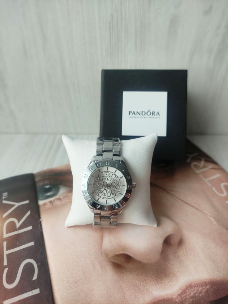 Часы женские наручные Pandora в коробке silver высокое качество - фото 3 - id-p1968600589