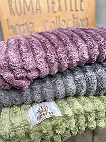 Плед - покривало Євро розмір 200*230 Різні кольори