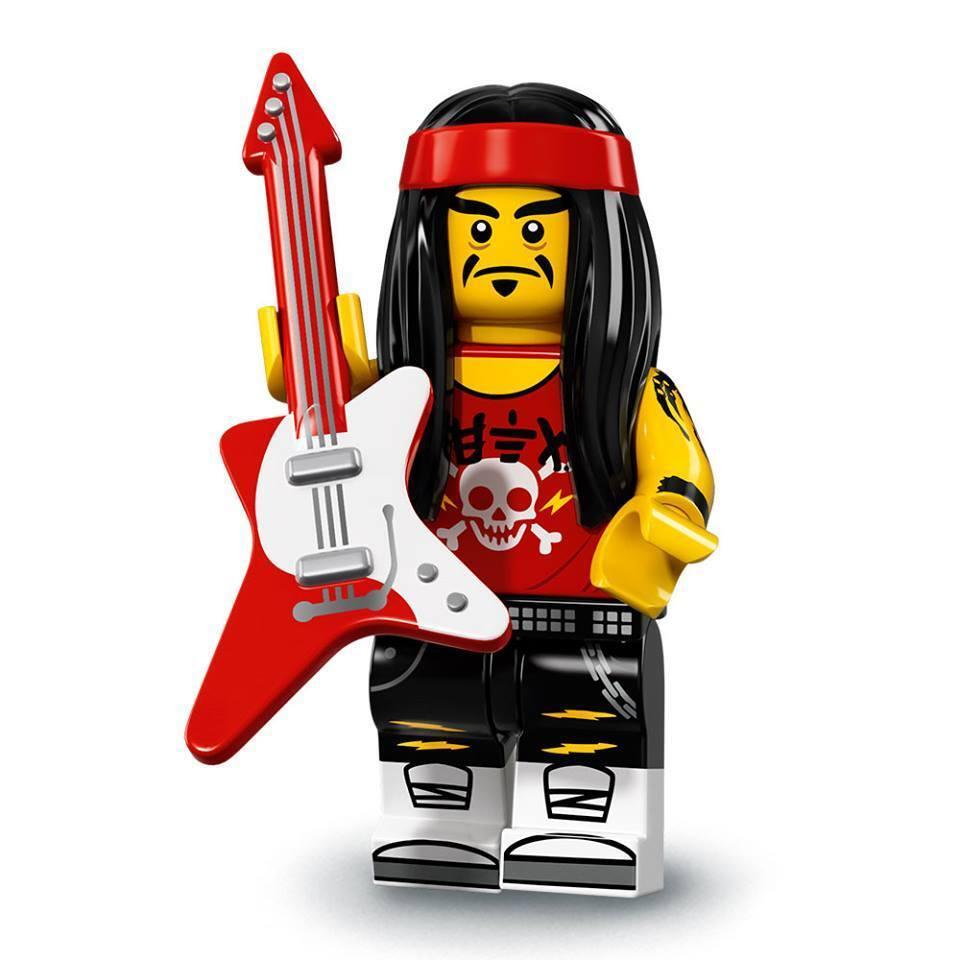 Lego Minifigures Мініфігурки Гонг та гітарний рокер 71019-17, фото 1