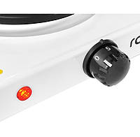 Плитка електрична ROTEX RIN110-W (Мічність 1000 Вт. Розмір конфорки 155 мм. Регулювання температури), фото 5