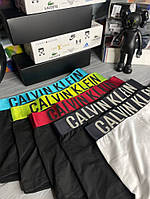 Набор мужских трусов Calvin Klein Intense Чёрный, Зеленый, Белый, Голубой, Красный mu004 высокое качество