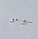 Срібні ніжні сережки - пусети "Сніжинки" класичні — срібло 925 проби EGYPT SILVER, фото 4