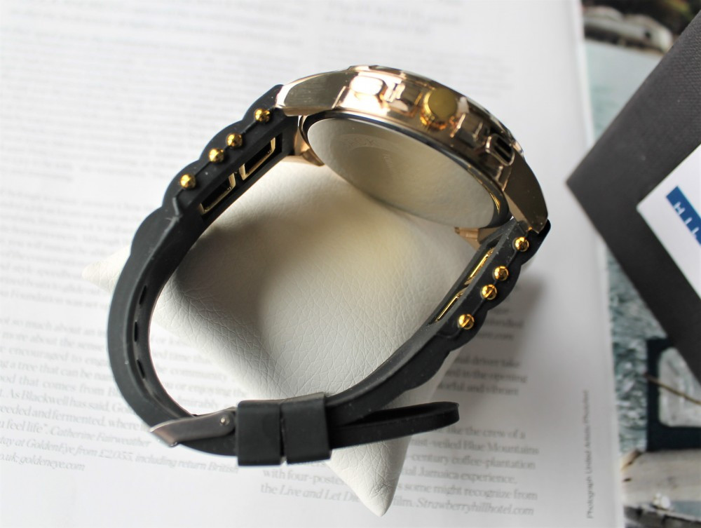 Мужские наручные часы Tommy Hilfiger black&gold высокое качество - фото 6 - id-p1968599192