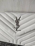 Женская топовая сумка Yves Saint Laurent white высокое качество