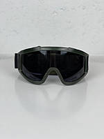 Захисні окуляри - маска олива 1014 высокое качество