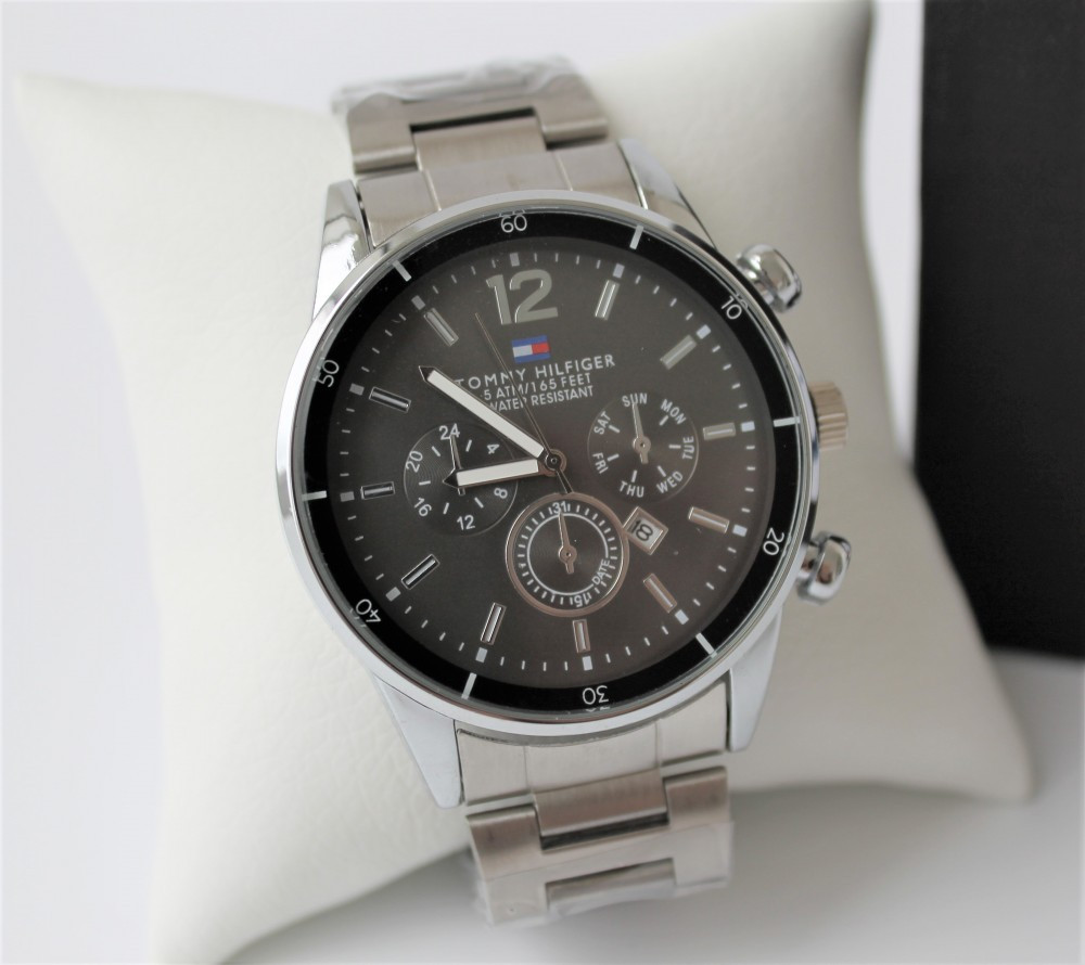 Мужские наручные часы Tommy silver высокое качество - фото 1 - id-p1968597710