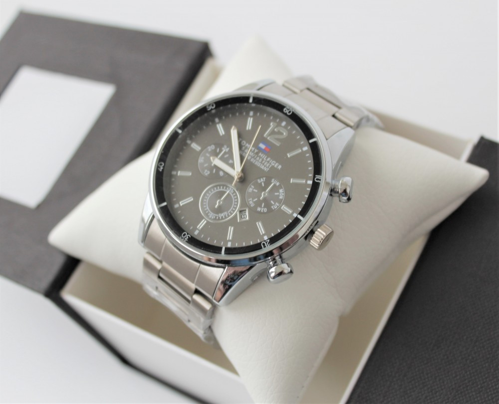 Мужские наручные часы Tommy silver высокое качество - фото 5 - id-p1968597710