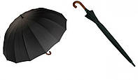Президентский зонт Zest трость 16 спиц черный высокое качество