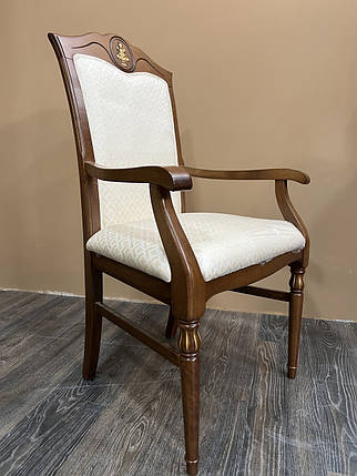 Стілець із підлокітниками італійський класичний, Альфа, фото 1