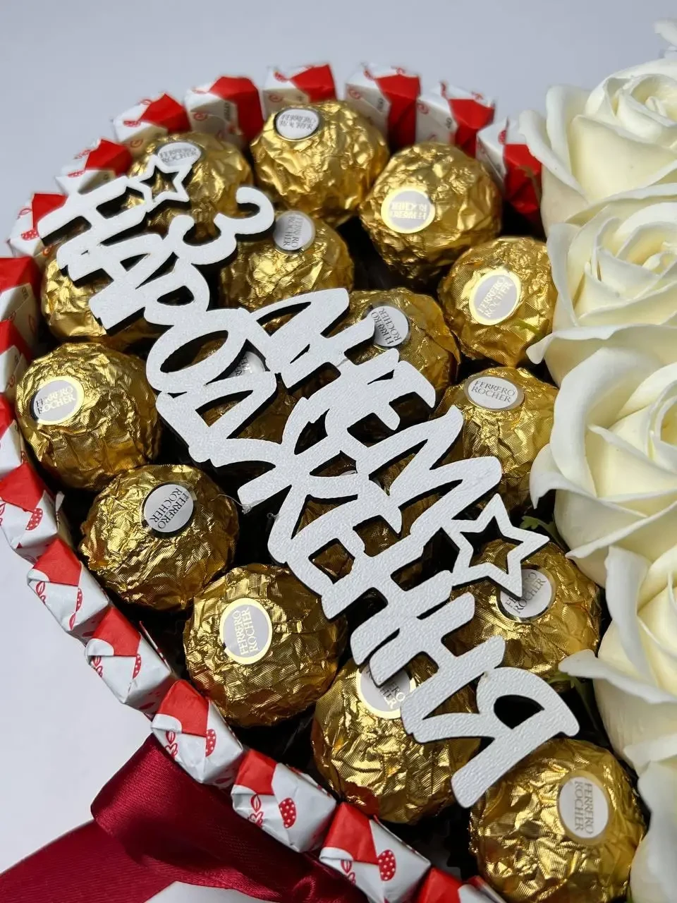 Подарочный набор сладостей в красивой коробке,отличный оригинальный ...