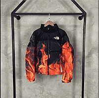 Куртка зимняя в стиле The North Face огонь высокое качество