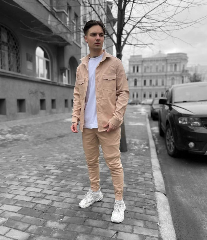 Купить Класический мужской костюм. рубашка+штаны. 52-5.699 высокое ...