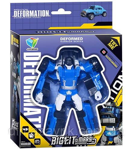 Дитяча іграшка Tobot K Трансформер Тобот К Ка Позашляховик 11см, фото 1