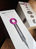 Фен Dyson HD07 Supersonic для волос (фуксия) + 5 насадок, оригинал