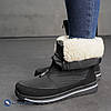 Зимові жіночі дутики чорні на хутрі, фото 7