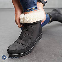 Жіночі короткі болонові черевики, фото 2