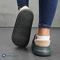 Жіночі резинові утеплені галоші, фото 3