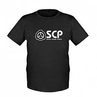 Детская футболка SCP logo text