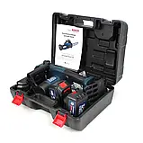 Акумуляторна ланцюгова пилка Bosch (Бош на акумуляторах) АКБ пила в кейсі, фото 5