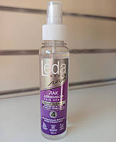 Рідкий лак для волосся Леда Style 4 екстрасильні фіксації об'єм і блиск із провітаміном B5 УФ-фільтр 160 мл