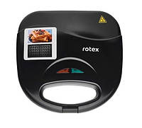 Електровафельниця ROTEX RSM122-B (Мічність 750 W. Пластини для вафель. Антипригарне покриття пластин), фото 5