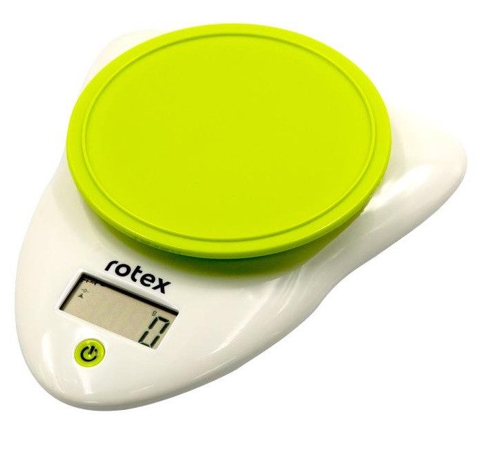 Ваги кухонні ROTEX RSK06-P (до 5 кг, точність 1 г, LCD-дисплей, автовимкнення, автообнулення)