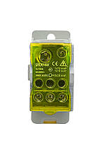 Розподільчий блок на DIN-рейку РБД160A жовтий Ny95504702