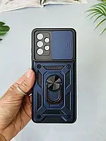 Чехол противоударный с защитой камеры Samsung A32 чохол самсунг а32 синий цвет