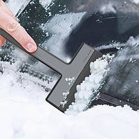 Автомобільний Скребок для льоду Baseus Quick Clean Car Ice Scraper Black, фото 7