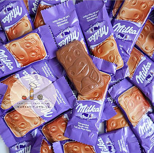 Шоколадні цукерки Milka Kuh Riegel, молочний шоколад, вагові