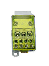 Розподільчий блок на DIN-рейку РБД500A жовтий Ny95504706