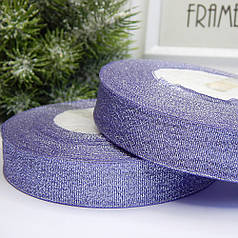 Стрічка парчова 2 см, бузкова