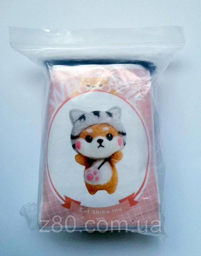 Іграшка брелок з вовни своїми руками, фото 1