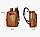 Чоловічий міський модний та стильний рюкзак на плечі, ранець з екошкіри., фото 7