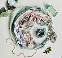 Шелковый дизайнерский платок ,,Завтрак у Тиффани ", шарф-чокер, шейный платок