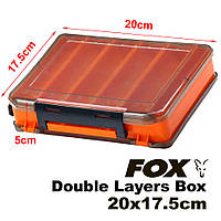 Коробка FOX Double Layers Box, 20*17.5*5cm, 256g, Orange