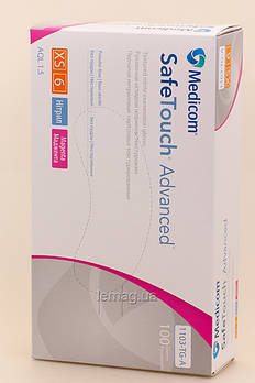 Medicom Рукавички нітрилові 3.5 г, 100 шт - Маджента, розмір XS