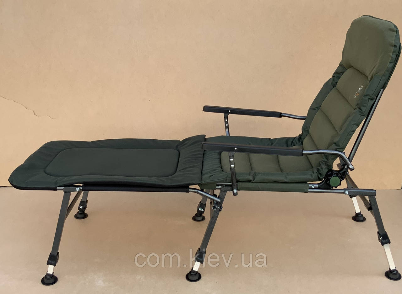 Комфортное кресло - раскладушка для рыбалки, усиленное Carp ...