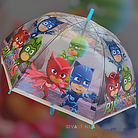 Парасолька PJ MASKS Герої в Масках. Кетбой Амайя Геко блахітна ручка.