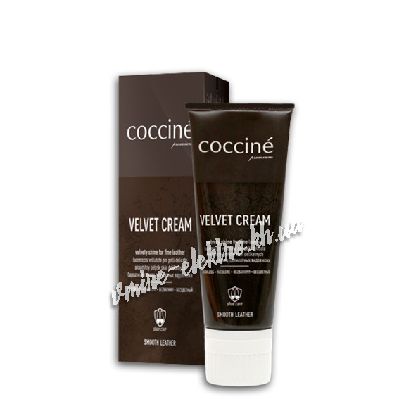 Делікатний крем для взуття Coccine Velvet Cream Безбарвний, 75 мл, фото 1